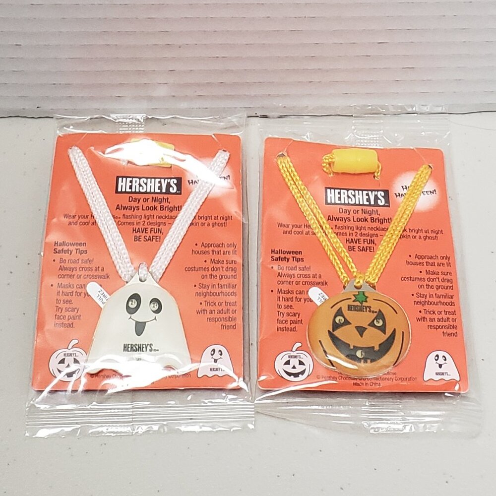 Hershey's Halloween Necklaces Pumpkin, Ghost